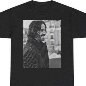 Keanu Reeves Retro Aesthetic Graphic 90s Movie Fan Style Unisex T-Shirt 73